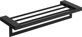 Полка для полотенец Boheme Qubic 10737-B чёрный матовый