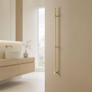 Полотенцесушитель электрический WasserKRAFT Muritz 98TH202-1PG 6x170 см золото