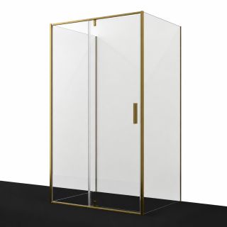 Душевой уголок WasserKRAFT Aisch 55P21 120x90 см профиль золото матовое стекло прозрачное