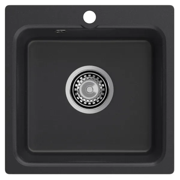 Мойка кухонная Reflexion Base 43-BL RX0743BL черный