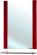 Зеркало Bellezza Рокко 50см красный 00000001221