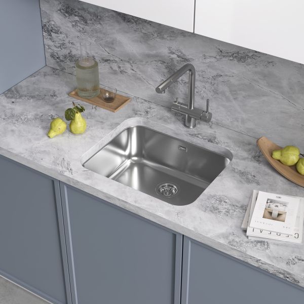 Мойка кухонная Reflexion Orta 54-SS RX2454SS полированная сталь