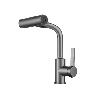 Смеситель для кухни с поворотной лейкой RUSH Tinos (TI3732-17Grey) Смеситель для кухни с поворотной лейкой RUSH Tinos (TI3732-17Grey)