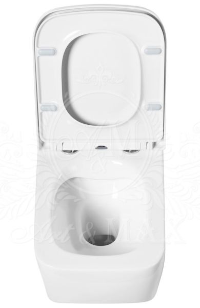 Подвесной унитаз Art&Max Liberty безободковый белый AM015CHR Подвесной унитаз Art&Max Liberty безободковый белый AM015CHR