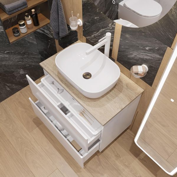 Столешница Cersanit Wood Spirit 80 орех матовый