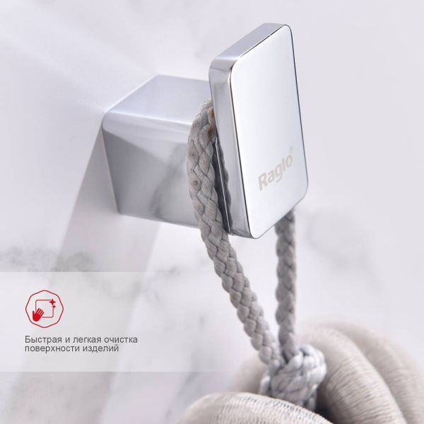 Крючок для ванной комнаты Raglo R301.05 хром Крючок для ванной комнаты Raglo R301.05 хром