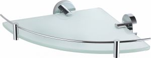 Стеклянная полка для ванной Wonzon & Woghand Easy WW-8117 хром