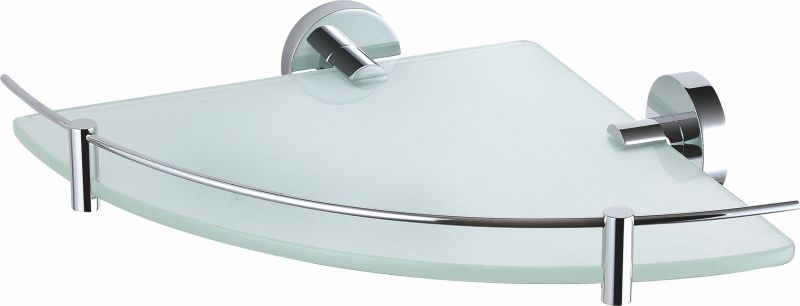 Стеклянная полка для ванной Wonzon & Woghand Easy WW-8117 хром