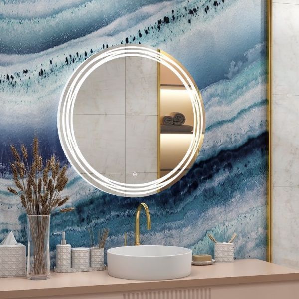 Зеркало с подсветкой и функцией антизапотевания Art&Max Bologna 77см AM-Bol-D770-DS-F-H Зеркало с подсветкой и функцией антизапотевания Art&Max Bologna 77см AM-Bol-D770-DS-F-H