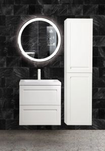 Шкаф подвесной Art&Max Platino 40x150см белый глянцевый AM-Platino-1500-2A-SO-BL