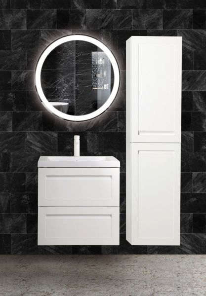 Шкаф подвесной Art&Max Platino 40x150см белый глянцевый AM-Platino-1500-2A-SO-BL