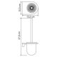 WasserKRAFT Kammel K-8327WHITE Щетка для унитаза подвесная WasserKRAFT Kammel K-8327WHITE Щетка для унитаза подвесная