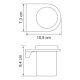 Wasserkraft Kammel K-8328 Стакан для зубных щеток стеклянный Wasserkraft Kammel K-8328 Стакан для зубных щеток стеклянный