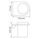 WasserKRAFT Kammel K-8328WHITE Подстаканник одинарный WasserKRAFT Kammel K-8328WHITE Подстаканник одинарный