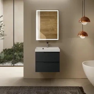 Тумба под раковину AQUAme S3 AQM900360GM 60 см антрацит