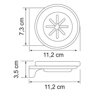 Wasserkraft Kammel K-8329 Мыльница стеклянная Wasserkraft Kammel K-8329 Мыльница стеклянная