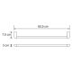 WasserKRAFT Kammel K-8330WHITE Держатель полотенец одинарный WasserKRAFT Kammel K-8330WHITE Держатель полотенец одинарный