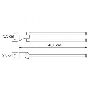 Wasserkraft Kammel K-8331 Держатель полотенец рога