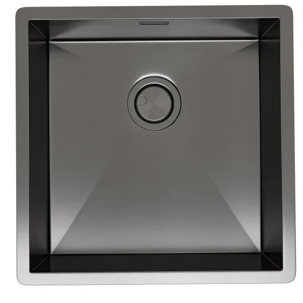 Мойка кухонная Reflexion Como 44-BL RX2044BLS оружейная сталь