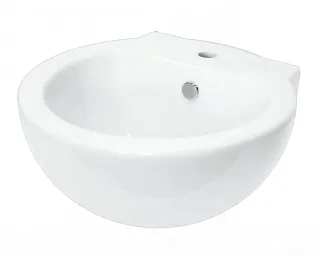 Раковина пьедестальная Sanita Luxe Арт WB.PD/Art/50-C/WHT.G/S1 50 см белый