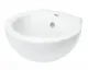 Раковина пьедестальная Sanita Luxe Арт WB.PD/Art/50-C/WHT.G/S1 50 см белый