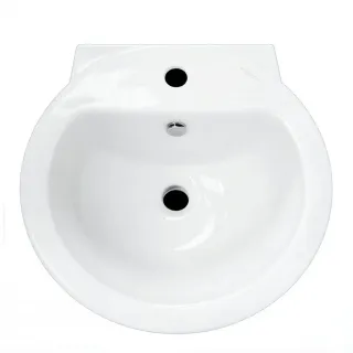 Раковина пьедестальная Sanita Luxe Арт WB.PD/Art/50-C/WHT.G/S1 50 см белый