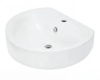 Раковина Sanita Luxe Бест WB.PD/Best/55-C/WHT.G/S1 55 см белый