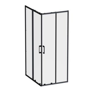 Душевой уголок Am.Pm Above W9XG-403-10080-BT 100x80 см профиль чёрный матовый стекло прозрачное