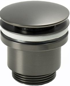 Смеситель для раковины Lemark Bronx LM3706GM с донным клапаном графит