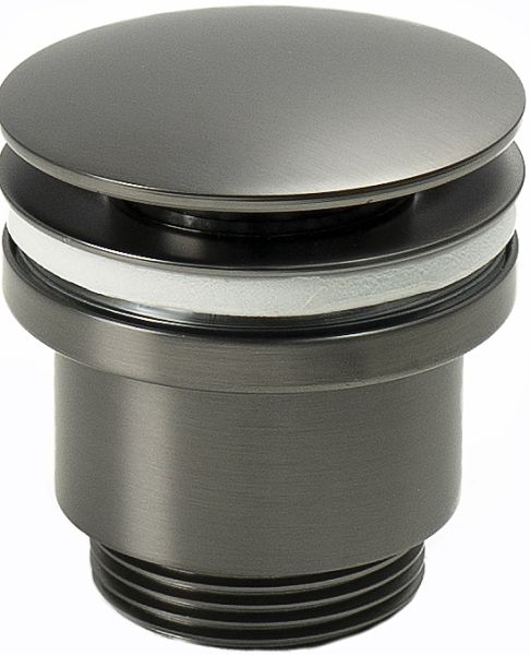 Смеситель для раковины Lemark Bronx LM3706GM с донным клапаном графит