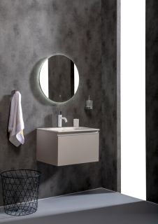 Тумба Armadi Art без раковины Vallessi 60*46см КАШЕМИР матовый, 1 полка кашемир