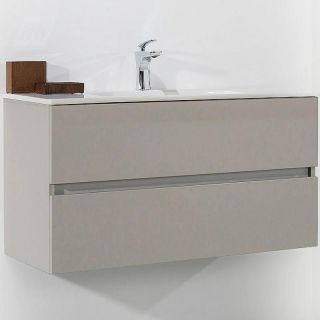 Тумба Armadi Art без раковины Vallessi 120*46cm SHINY CAPPUCINO 2 полки Капучино