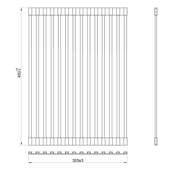 Сушилка для посуды ролл-мат Reflexion Arno RX3032SS полированная сталь
