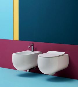 Унитаз Kerasan Flo Norim 3111 подвесной без сиденья