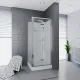 Душевая кабина Ceruttispa BELLA90T 90x90 см хром
