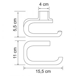 Wasserkraft Kammel K-8396 Держатель туалетной бумаги