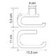 Wasserkraft Kammel K-8396 Держатель туалетной бумаги