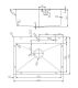 Кухонная мойка D&K DKS604506 60см графит
