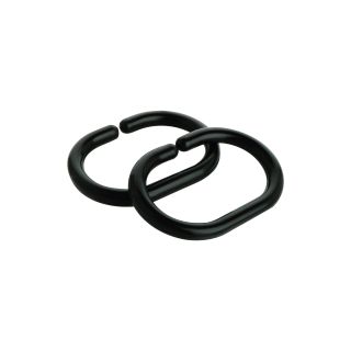 Кольца для шторки FIXSEN 12 шт черные (FX-1000В) Кольца для шторки FIXSEN 12 шт черные (FX-1000В)