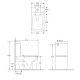 Унитаз напольный Terminus Ватикан 12F61x36W торнадо белый