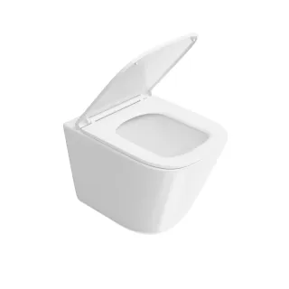 Унитаз подвесной Kerama Marazzi Кубо CU.T.wc.02 безободковый белый