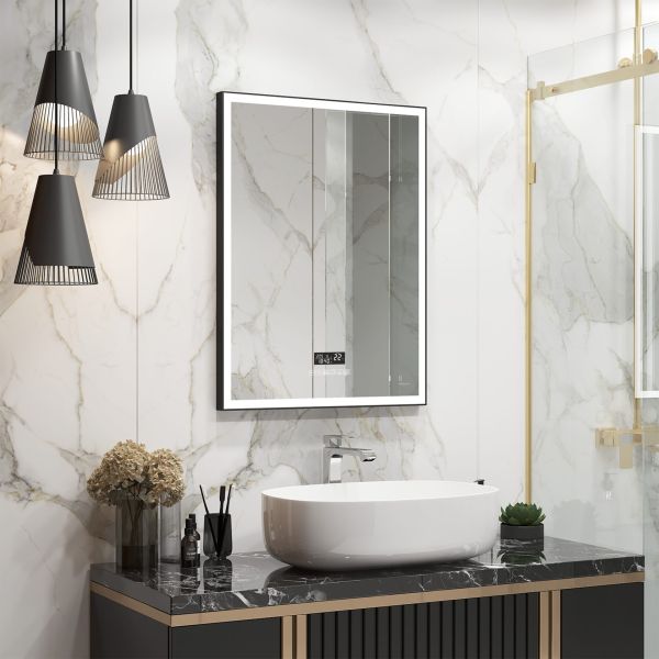 Зеркало Reflexion Ghost RF5223GH с LED подсветкой сенсором музыкальным блоком 60х80