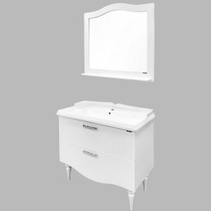 Тумба с раковиной Comforty Монако 00004136346 101.5 см белый