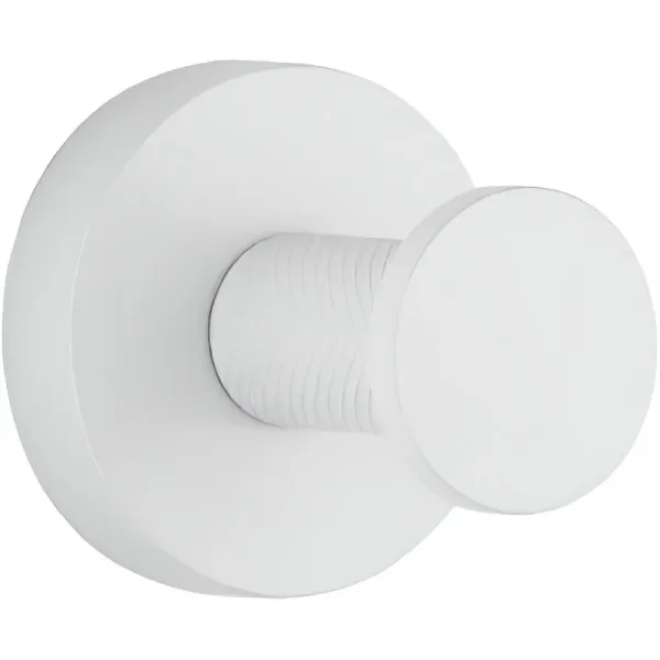 Крючок Boheme Uno 10976-MW белый матовый Крючок Boheme Uno 10976-MW белый матовый