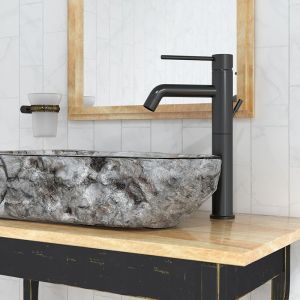 Смеситель для раковины Paini Cox 78PZ211LL чёрный матовый