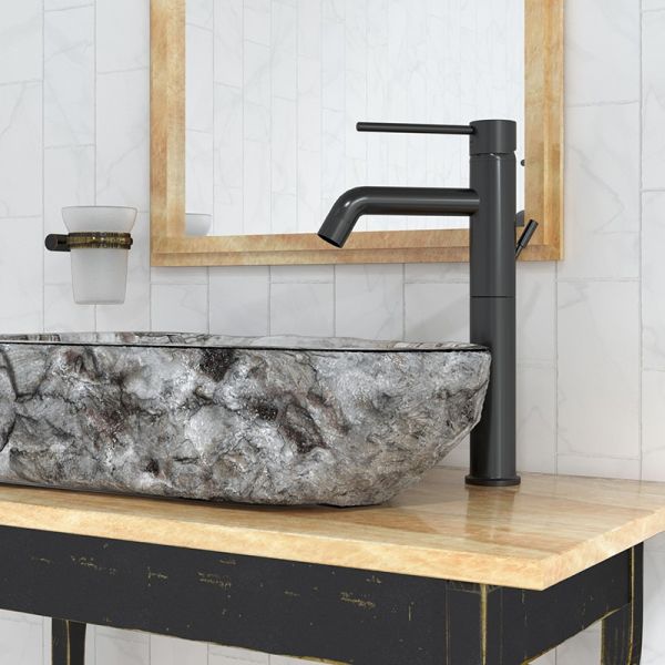 Смеситель для раковины Paini Cox 78PZ211LL чёрный матовый