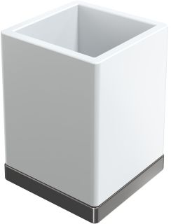 Стакан Boheme Qubic 10961-GM графит матовый