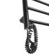 Полотенцесушитель электрический Domoterm Классик DMT 109-5 40х60 EK L чёрный