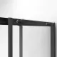 Душевой уголок Niagara Nova NG-6830-34BLACK 100x100 см профиль чёрный матовый стекло прозрачное