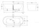 Акриловая ванна BelBagno 180x80см чёрный глянец BB71-1800-NERO-W0